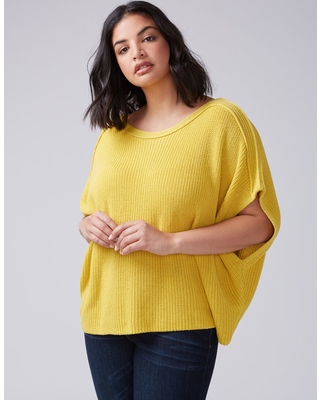 lane-bryant-womens-textured-dolman-sweater-14-20-misted-yellow