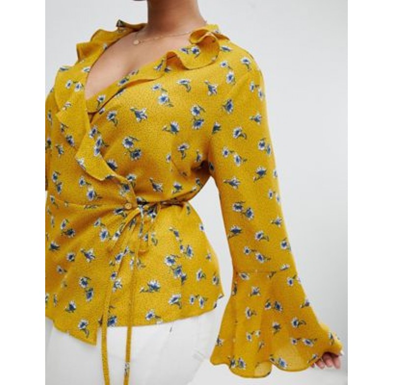 glamorous-curve-wrap-blouse-with-bell-sleeve-in-ditsy-floral-mustard-floral-spot-122--13578-800x785_0